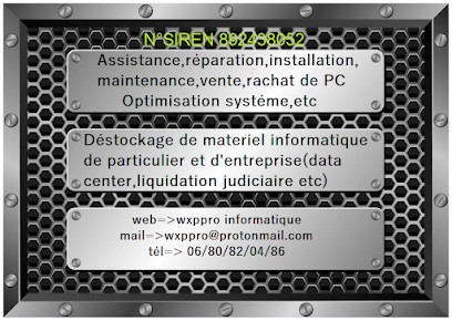 WXPPRO Informatique (ei), Service de Support Informatique à Saint-Léger-sur-Vouzance