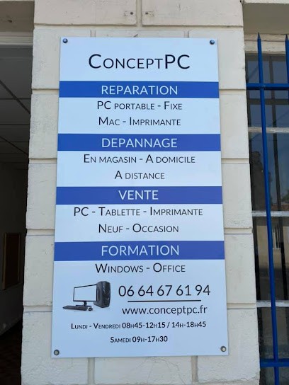 ConceptPC, Magasin d'Informatique à Soussans