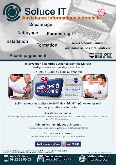 Soluce IT, Service de Support Informatique à Bougue