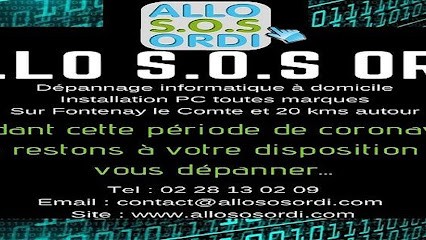 ALLO S.O.S ORDI, Service de Support Informatique à Fontenay-le-Comte