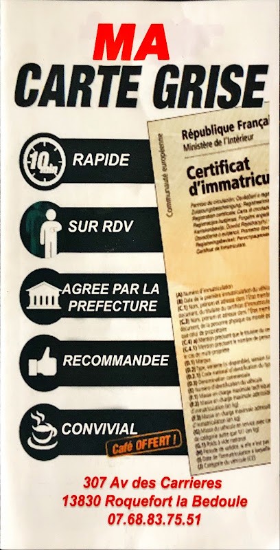 Ma Carte Grise, Service de Support Informatique à Roquefort-la-Bédoule