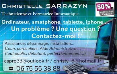 Cspro - Christelle Sarrazyn, Service de Support Informatique à La Teste-de-Buch