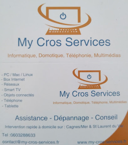 My Cros Services Support Et Services Informatiques à Cagnes-sur-Mer