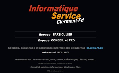 Informatique Service Riom, Service de Réparation Informatique à Riom