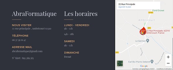 AbraFormatique, Service de Support Informatique à Ambricourt