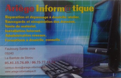 Ariège Informatique, Service de Réparation Informatique à La Bastide-de-Sérou
