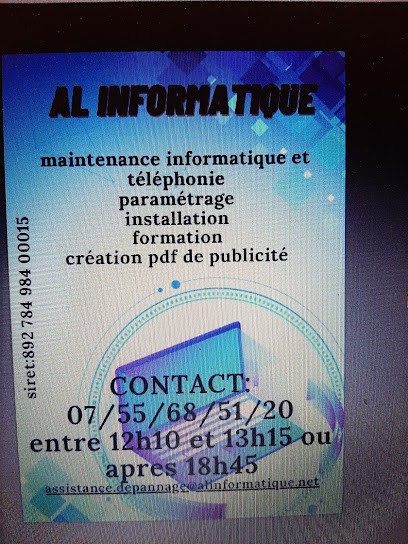 AL INFORMATIQUE, Service de Support Informatique à Hirson