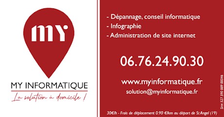 Myinformatique - Yannick Meunier, Service de Support Informatique à Saint-Angel