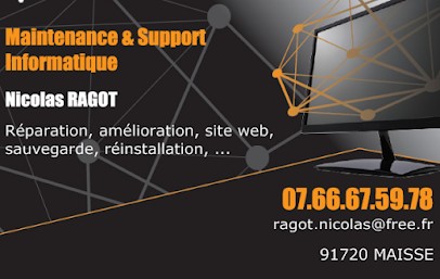 Nicolas Ragot - Maintenance & Support Informatique, Service de Support Informatique à Maisse