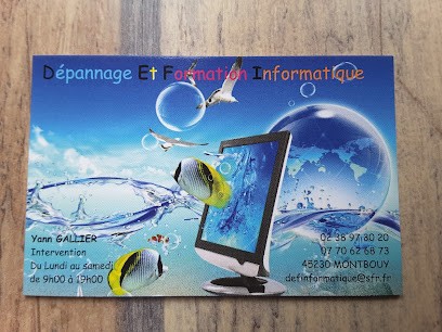 DEFinformatique, Service de Support Informatique à Montbouy