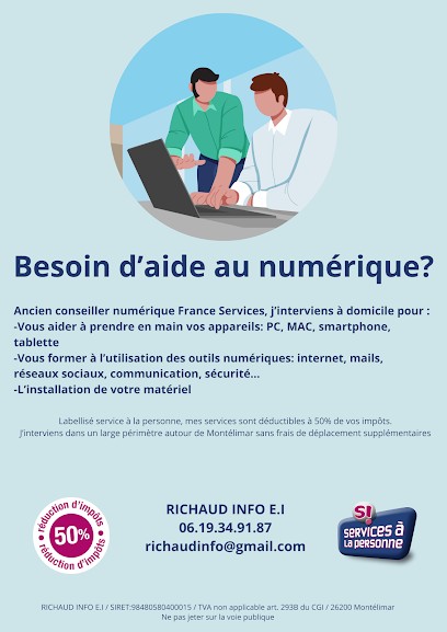 RICHAUD INFO, Service de Support Informatique à Montélimar