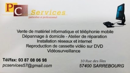 PC Services, Magasin d'Informatique à Sarrebourg