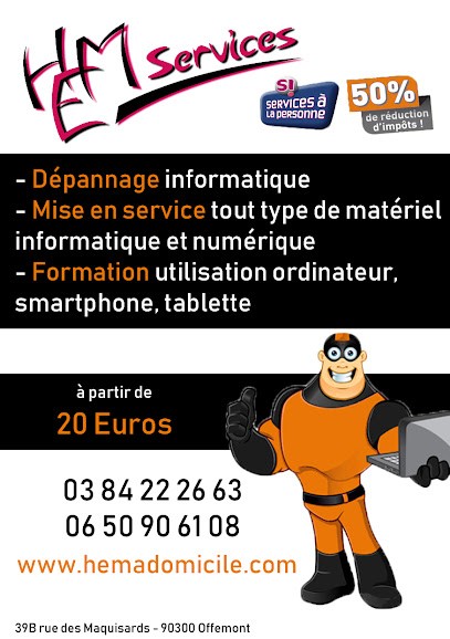 HEM Services, Service de Réparation Informatique à Offemont
